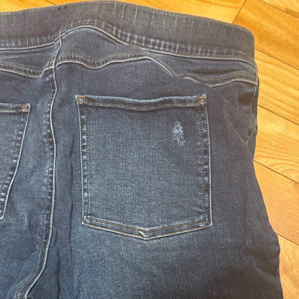 SPANX Dark Denim Skinny Jeans - Picture 6 of 9